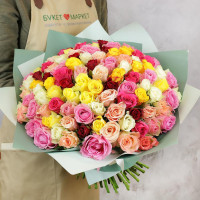 Bouquet of 101 mix roses